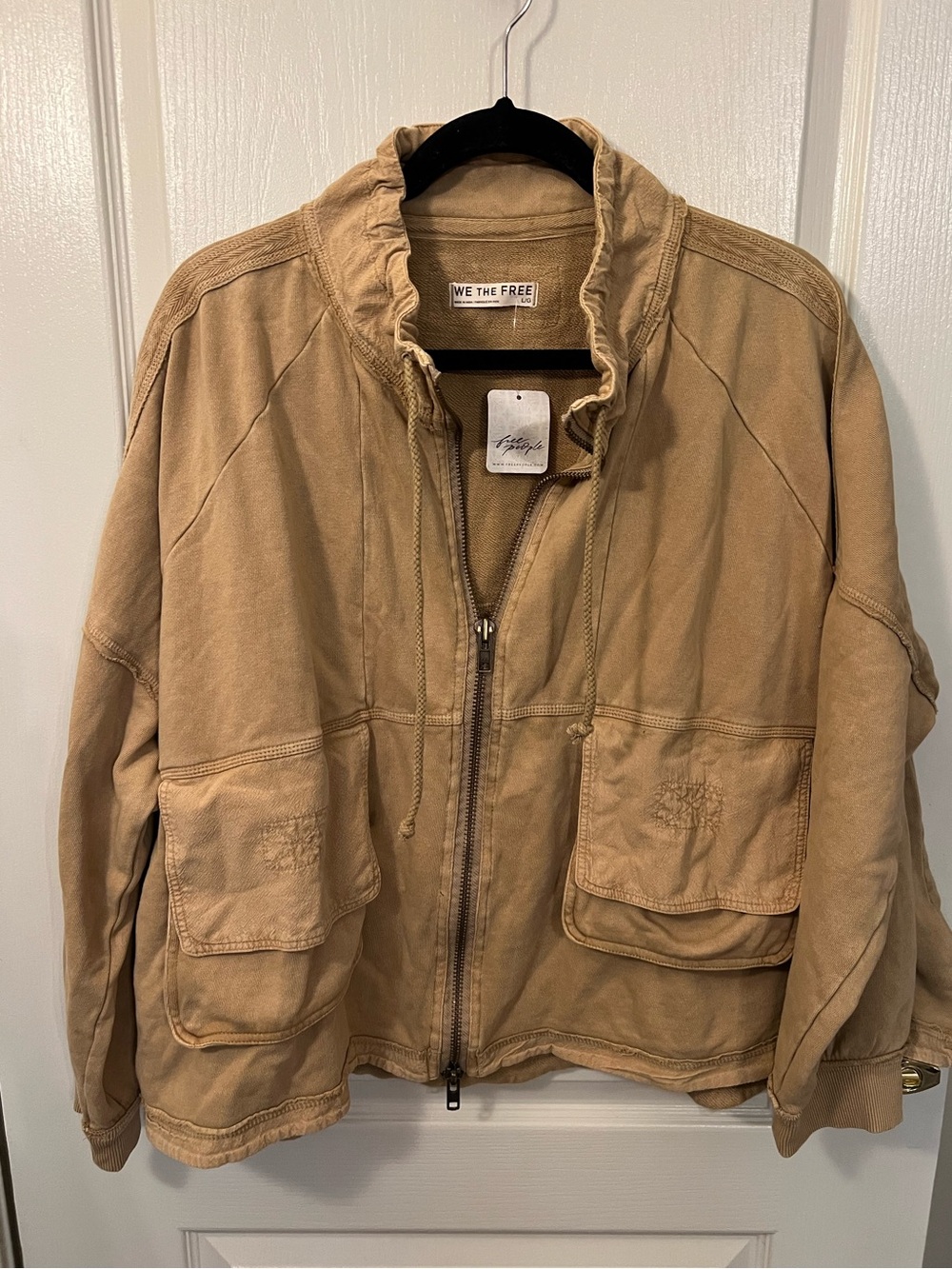 We The Free Dune Buggy Cardigan In Sesame NWT Size L